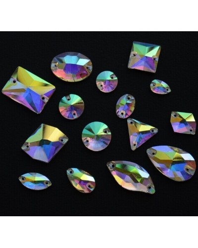 Strass Tondo Crystal AB 14MM (10 pz)