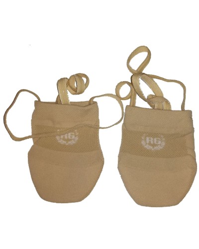 Half-shoes in fabric RG + siliconed elastics