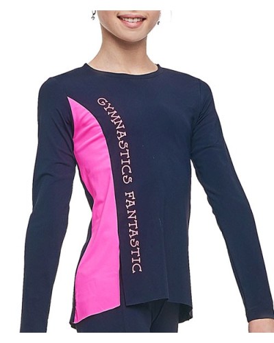 Omega Black-Pink Long Sleeve T-Shirt