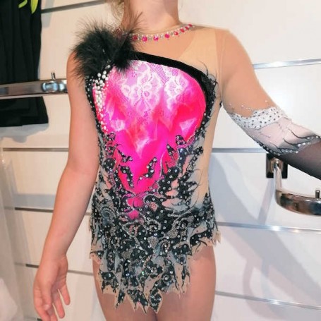 Leotard Size 32 mod.Pink Heart