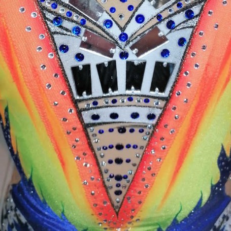 Leotard Size 36 mod.Giallo Fuoco