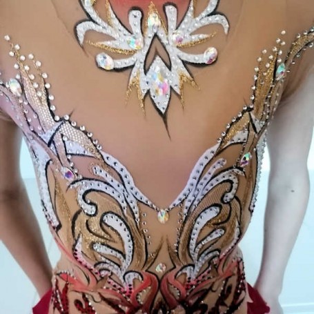 Leotard Size 36 mod.Moulin Rouge