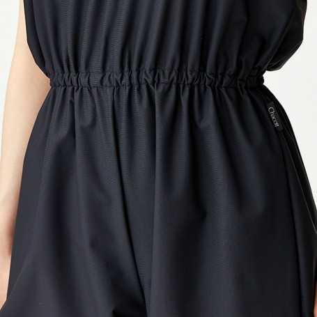 Stretch Skin Sauna One Piece 009.Black