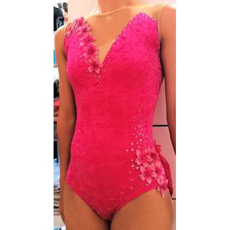 Leotard Size 38 mod. Pink Narcissus (Velvet)