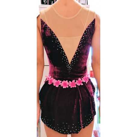 Leotard Size 40 mod. Purpura Narcissus (Velvet)