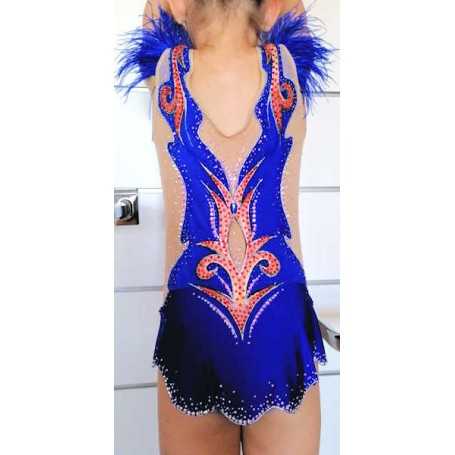Body Pronto Tg.34 mod. Piume Blu (UKR)