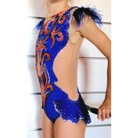 Body Pronto Tg.34 mod. Piume Blu (UKR) 2