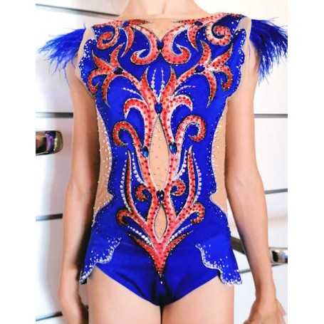 Body Pronto Tg.34 mod. Piume Blu (UKR)