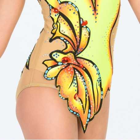 Leotard Mod. Yellow Butterfly