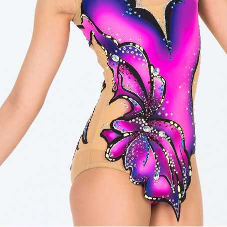 Leotard Mod. Purple Butterfly