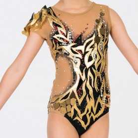 Leotard Mod. Gold Weave 2