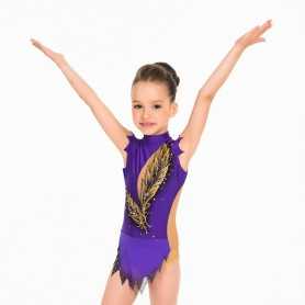 Leotard Mod. Feather Sparkle 2