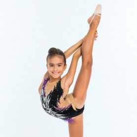 Leotard Mod. Black Violet 2