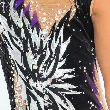 Leotard Mod. Black Violet