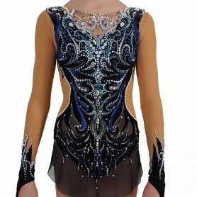 Leotard Mod. Black Orchid (Blue) 2