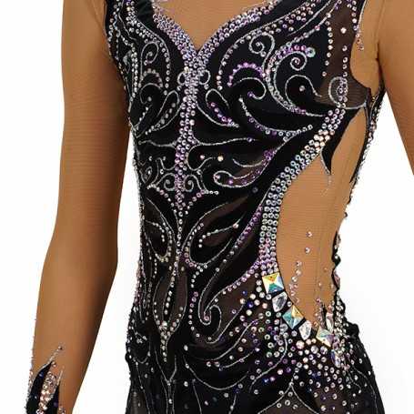 Leotard Mod. Black Orchid (Pink)