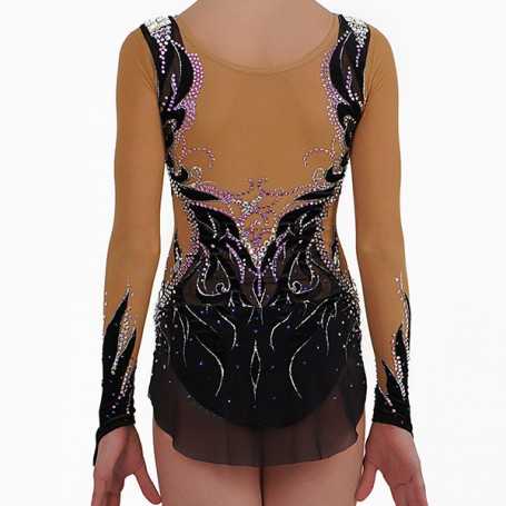 Leotard Mod. Black Orchid (Pink)