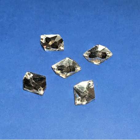 Rhinestone Rhombus Crystal 8x10MM (10 pcs)