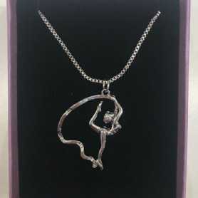 Gymnast Necklace with Ribbon
