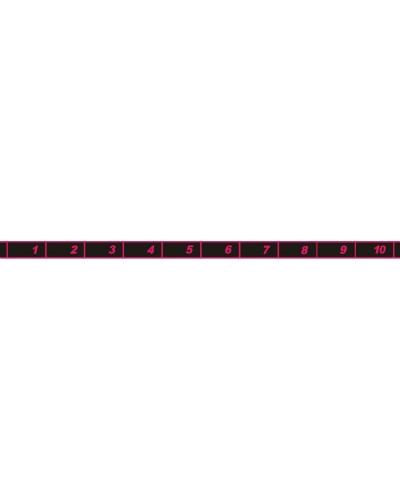 Elastico per stretching (lungo) rosa fluo