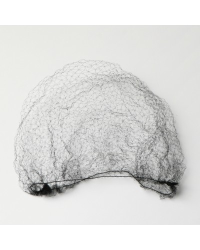 Black elastic bun net
